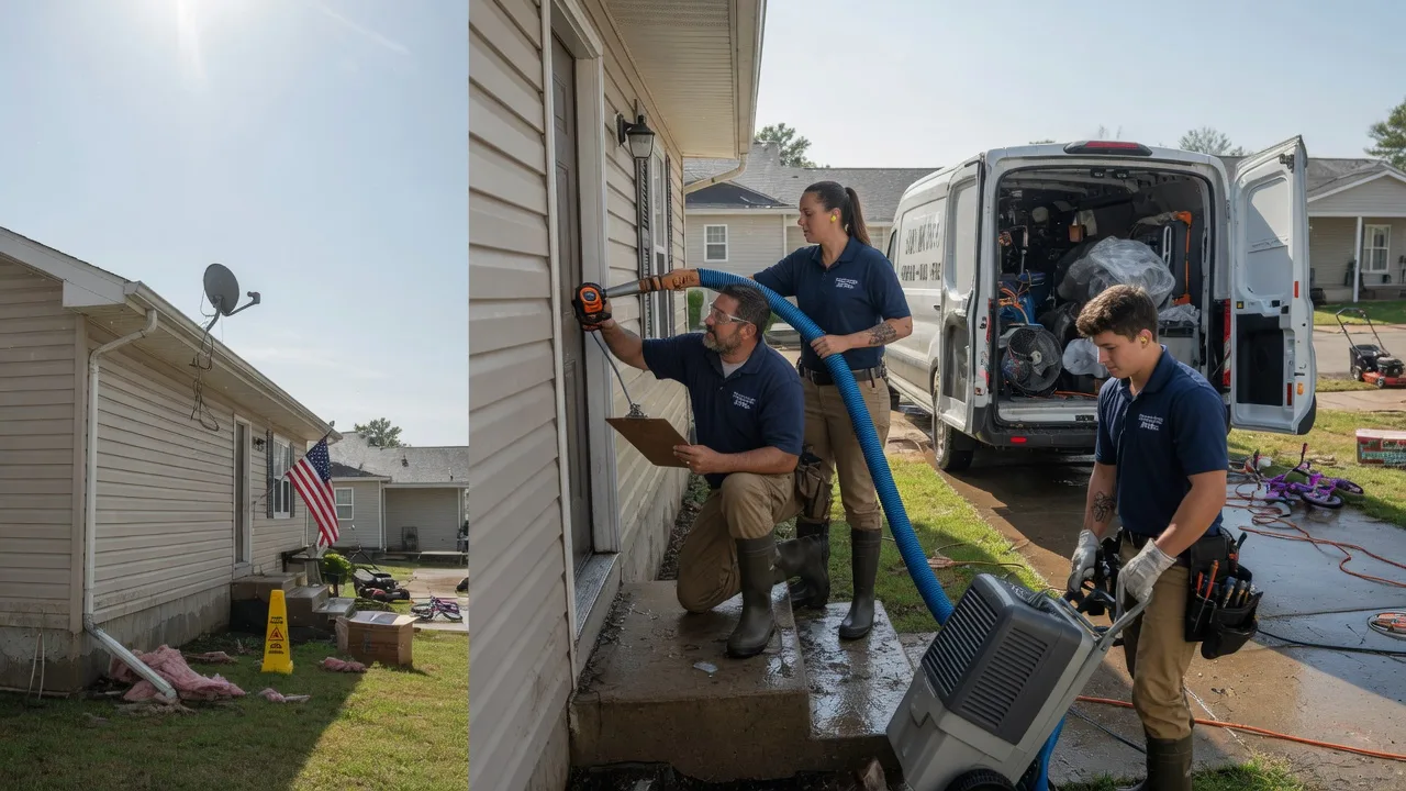 Ceiling Water Damage Restoration in Poole, KY near me